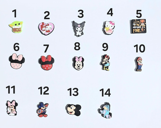 Character Silicone Focal Beads for Beadable Items