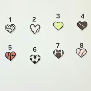 Sports Silicone Focal Beads for Beadable Items