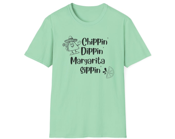 Chillin' Margarita Vibes Unisex T-Shirt, Summer Tee, Funny Shirt, Gift for Him/Her, Beachwear, Drinks Party Attire
