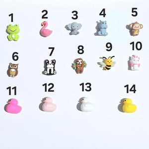 Animal Silicone Focal Beads for Beadable Items