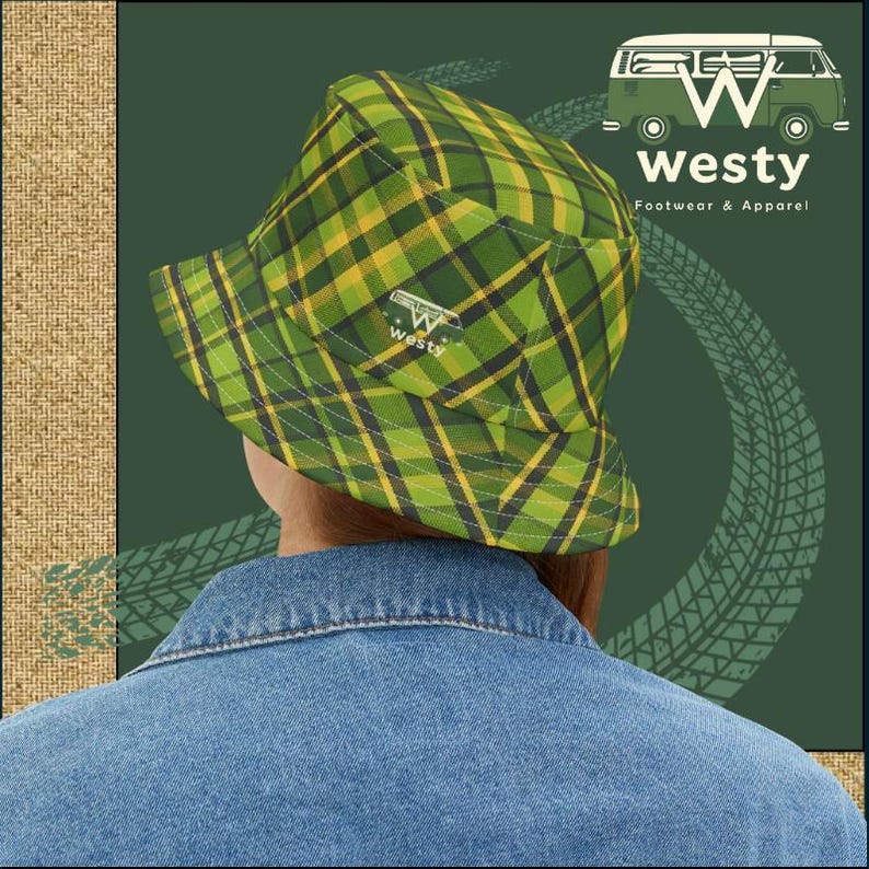 Westy Westfalia Green Bucket Hat - Etsy