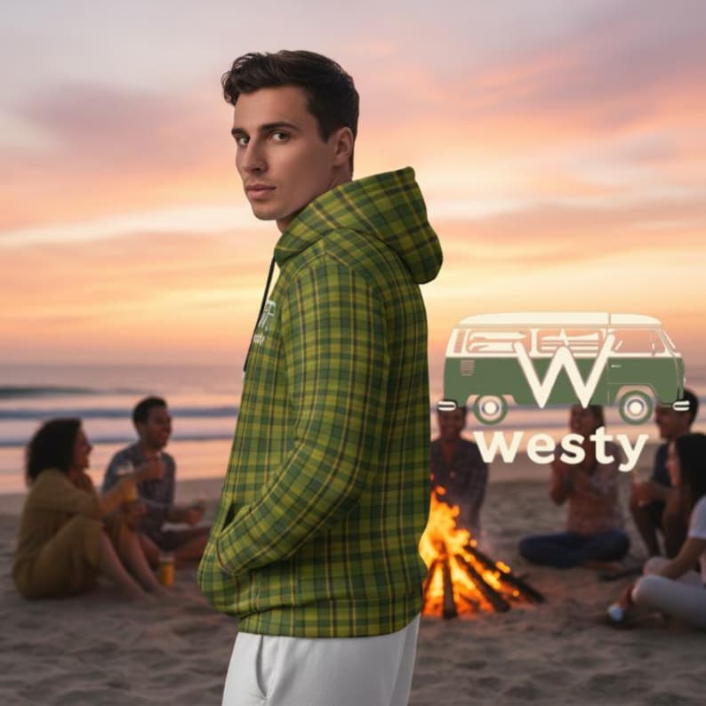 Everyday Kamo Green Hoodie Men Fleece Pullover image 10