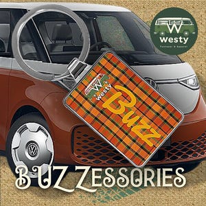 ID Buzz Westy Orange Keychain