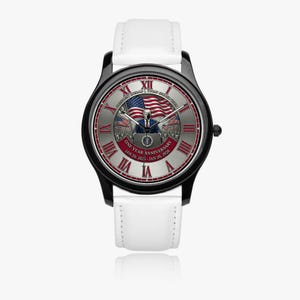 President Trump 2025-2026 Anniversary Watch | Unisex Quartz Watch with Genuine Leather Band image 7