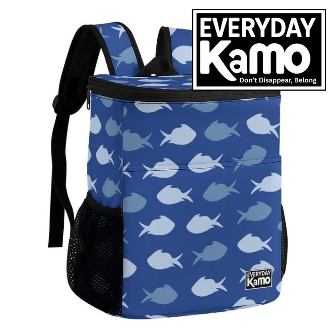 Everyday Kamo 'school of Fish' Cooler Backpack | Stylish Insulated ...