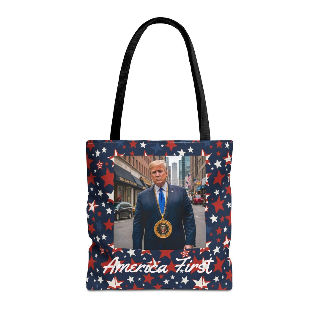 Trump Medal Tote Bag, Pro Trump Supporter Gift, President Trump ...