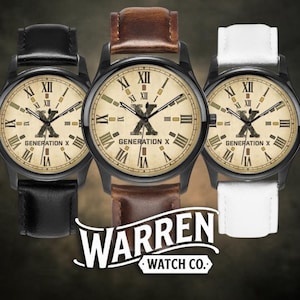 Unisex Classic Quartz Watch | Japanese Citizen Movement | Genuine Leather Band | 3ATM Water Resistant image 1