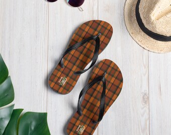 Westy Orange Flip-Flops