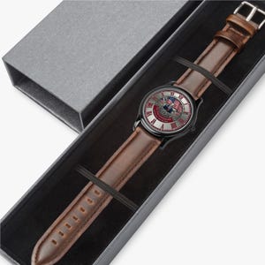 President Trump 2025-2026 Anniversary Watch | Unisex Quartz Watch with Genuine Leather Band image 8