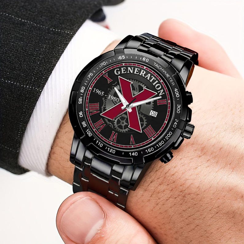 Warren Watch Co. "Timeless Attitude" Herrenuhr aus Metall | HD-Kristallspiegel & Premium-Riemen | Alltag bis Businesskleidung Bild 5