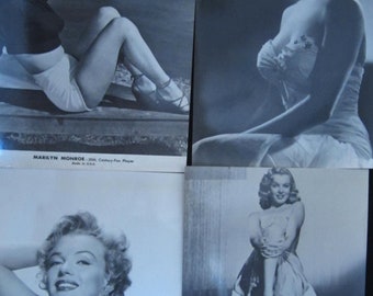 Marilyn Monroe Retro Postcards, Black and White