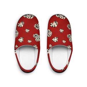 Cozy Animal Print Slippers for Women, Soft Indoor Shoes, Cute Home Footwear, Valentine&#39;s Day Gift, Comfortable House Slippers, Fun