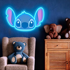 Letrero de neón con impresión UV personalizado, decoración de pared para fiesta de cumpleaños con LED de neón personalizable, decoración de guardería, regalo único para niños, decoración de dormitorio