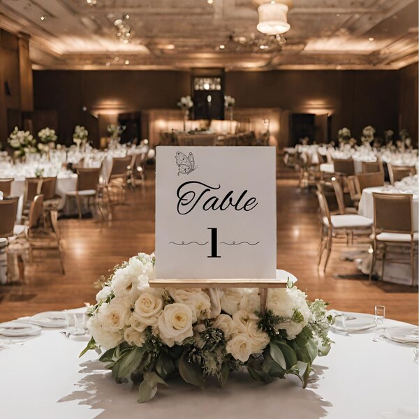 Special Occasion Table Numbers | Printable For All Sorts of Events