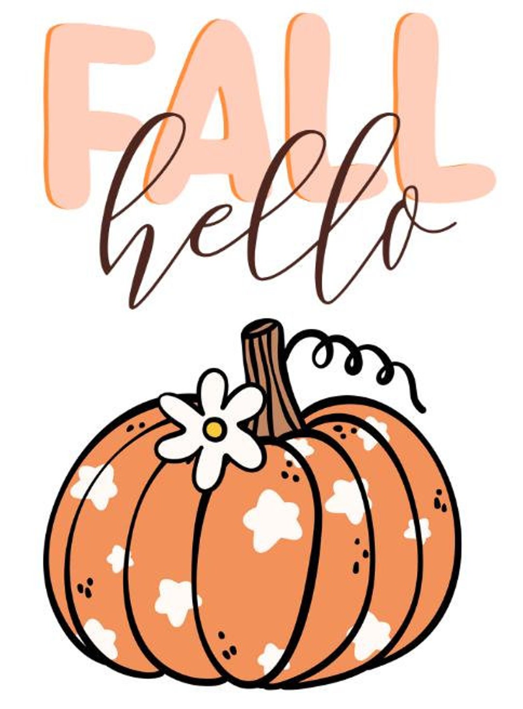 Hello Fall Rounds Png Hello Fall // 7 Instant Download Png File - Etsy