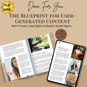 UGC 101, User Generated Content Guide, Ugc Guide, MRR Course, PLR Product, Ugc Downloadable, Digital Lead Magnet, Done for You Course