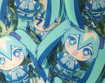 Cyber Cat KAITO Acrylic Charm | Cyber Neko Module | Hatsune Miku
