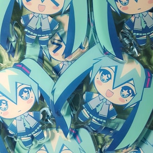 Hatsune Miku Vocaloid Project Sekai Acrylic Phone Charm Keychain