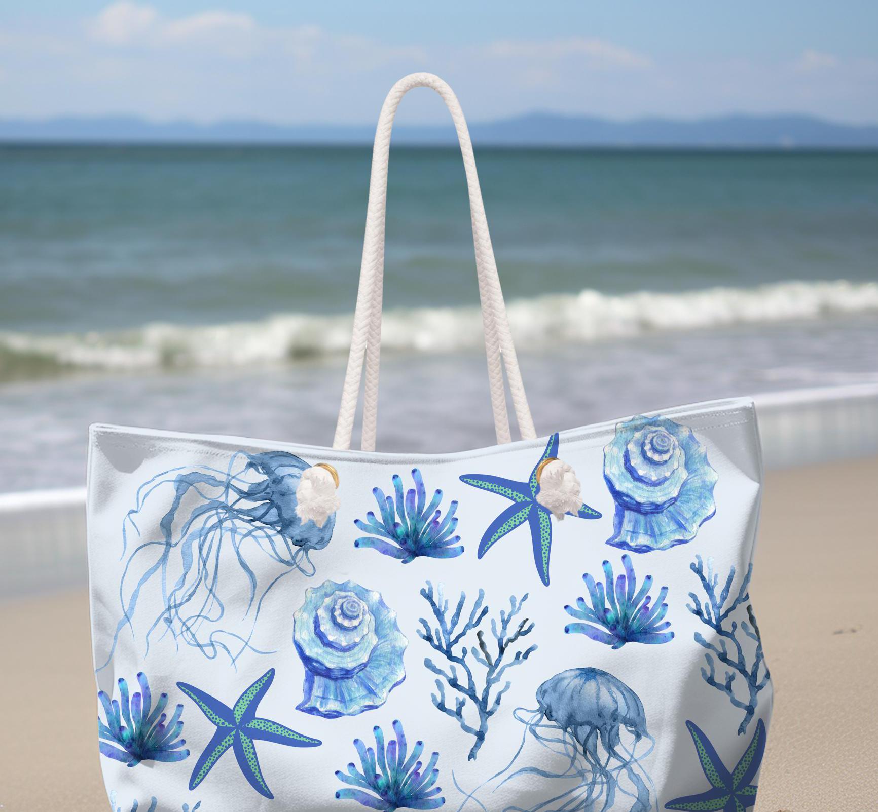 バッグ wind and sea SHOULDER TOTE BAG CELESTE Custom Tote Bag Beach Bag Ocean Inspired Beach Tote Bag Vacation