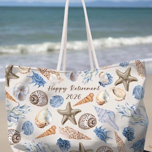 Retirement Gift for Women Coworker Personalized Tote Bag Retirement Gifts Nurse Retirement Gift Teacher Retirement Gift Custom Beach Tote
