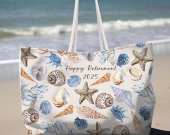 Ruhestand Geschenk für Frauen Mitarbeiter personalisierte Tote Bag Geschenke Ruhestand Geschenke Krankenschwester Ruhestand Geschenk Lehrer Ruhestand Geschenk individuelle Strandtasche
