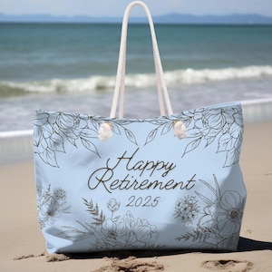 Ruhestand Geschenk für Frauen Mitarbeiter personalisierte Tote Bag Geschenke Ruhestand Geschenke Krankenschwester Ruhestand Geschenk Lehrer Ruhestand Geschenk individuelle Strandtasche