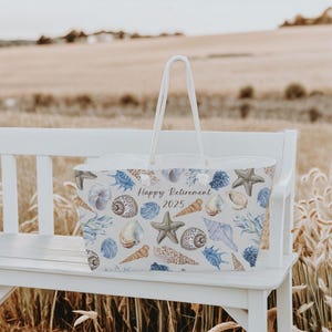 Ruhestand Geschenk für Frauen Mitarbeiter personalisierte Tote Bag Geschenke Ruhestand Geschenke Krankenschwester Ruhestand Geschenk Lehrer Ruhestand Geschenk individuelle Strandtasche