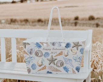 Ruhestand Geschenk für Frauen Mitarbeiter personalisierte Tote Bag Geschenke Ruhestand Geschenke Krankenschwester Ruhestand Geschenk Lehrer Ruhestand Geschenk individuelle Strandtasche