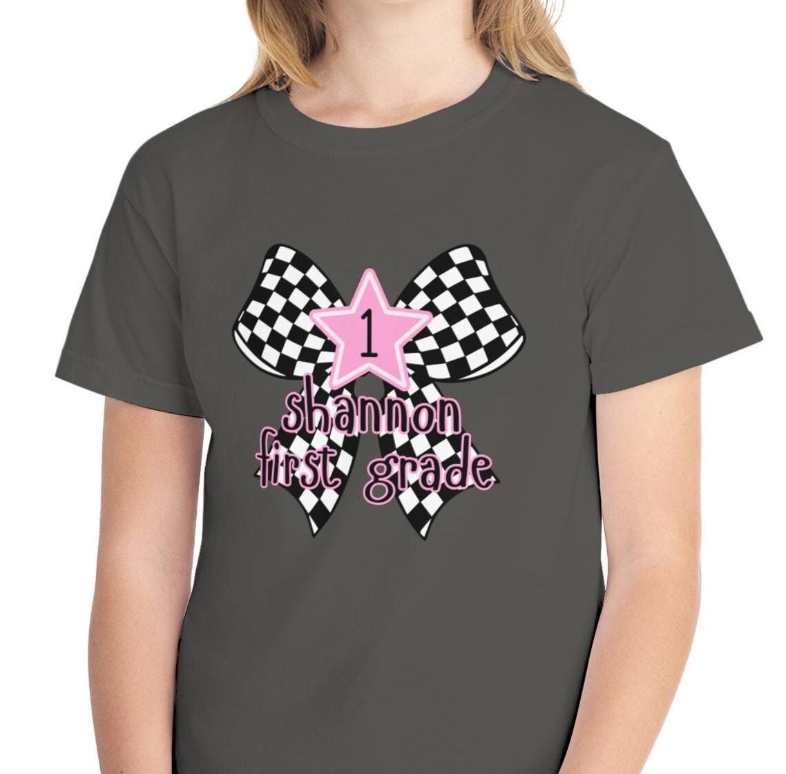 Back to School Shirt Girls Back to school Shirt First Grade Shirt Pre-K Shirt Kindergarten Shirt Elementary School Shirt Comfort Colors Tee