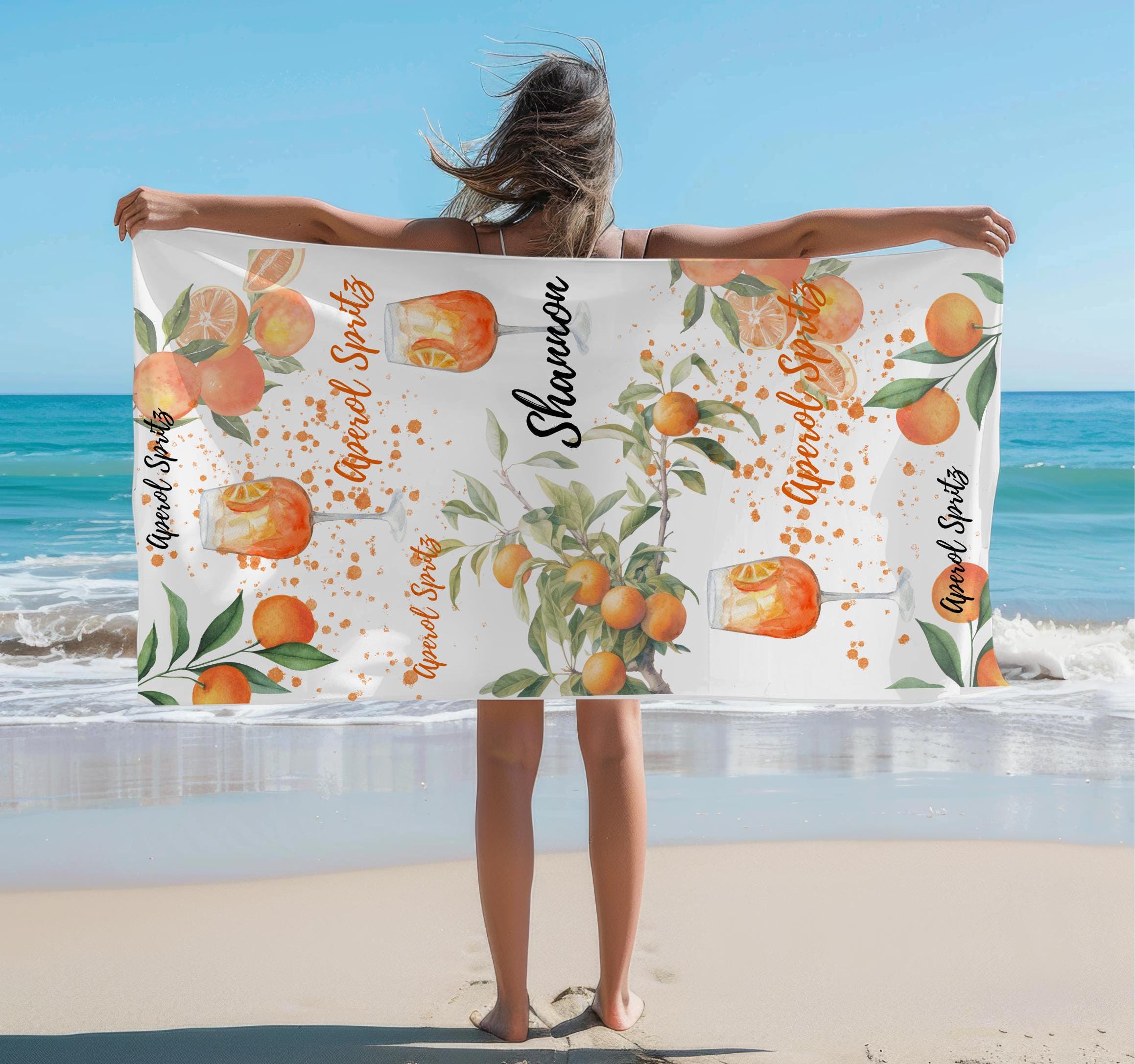 Borsa In Cotone Aperol Spritz - 26x22x14 Cm 6 Litri - Shopping Bag Regalo Con Manici - Ideale Per Spiaggia E Feste A Tema - 3