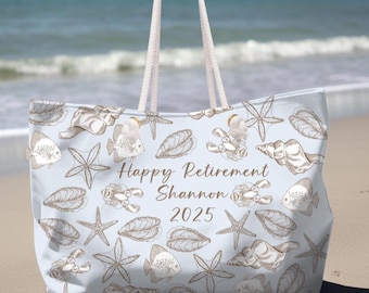 Ruhestand Geschenk für 2025 Benutzerdefinierte Jahr Ruhestand Strand Tasche Ruhestand Geschenk für Coworker Lehrer Ruhestand Geschenk Krankenschwester Ruhestand Geschenk für Sie