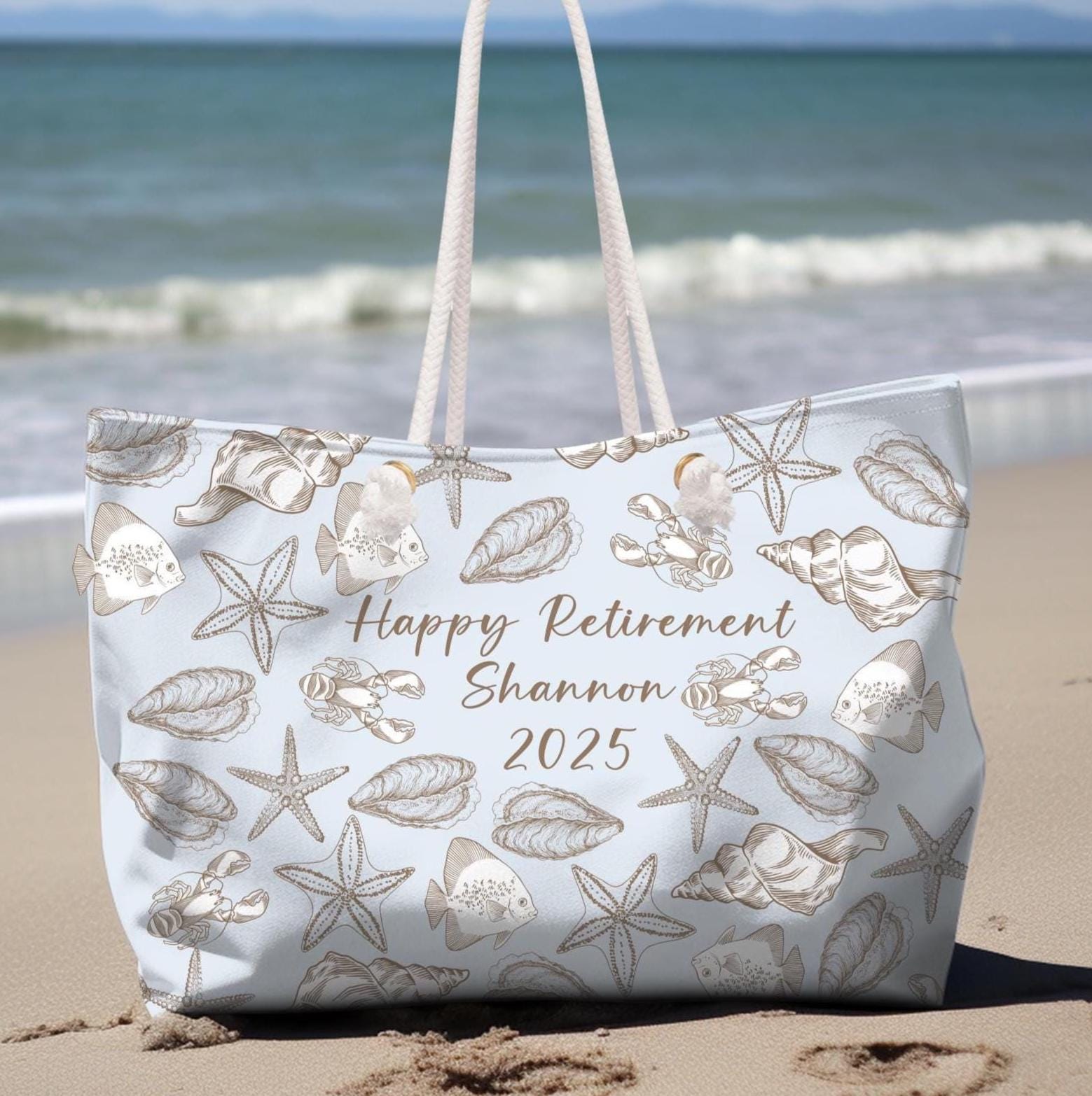retirement beach bag