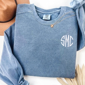 Monogram sweatshirt personalized monogrammed sweatshirts monogram sweatshirt personalized monogram sweatshirt gift sweatshirt monogram