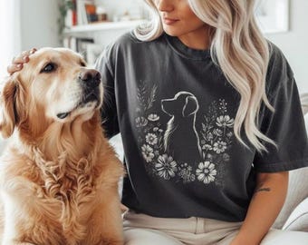 ゴールデンレトリバーシャツ、ゴールデンママシャツ、ゴールデンレトリバーギフト、犬用Tシャツ、ゴールデンの飼い主へのギフト、ゴールデンレトリバー愛好家へのギフト、レトリバーTシャツ
