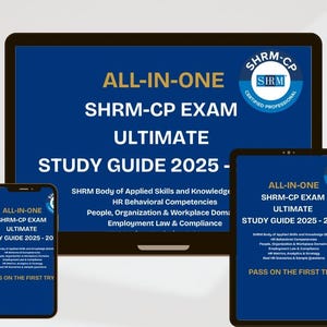 2025–2026 SHRM-CP Exam Study Guide | Bask-aligned Notes, Practice ...