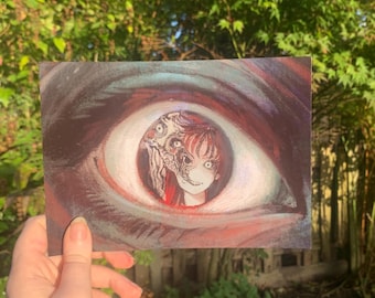 Tomie Horror Manga Art Print