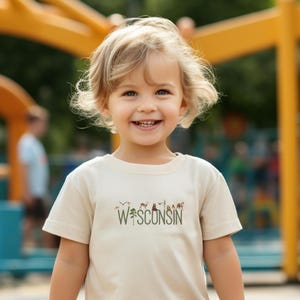 Wisconsin toddler t-shirt, Wisconsin kids shirt, Wisconsin toddler shirt, Wisconsin toddler t-shirt, Wisconsin gifts, kids WI vacation tee