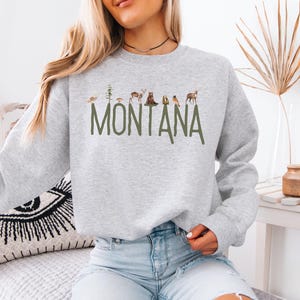 Montana sweatshirt, Montana shirt, Montana gifts, Montana hoodie, Montana crewneck, cute Montana shirt, Montana sweater, Montana mom gift