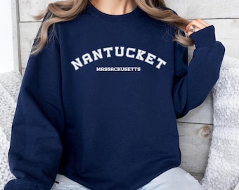 Nantucket Massachusettsetts sweatshirt, coastal granddaughter shirt, Nantucket shirt, Nantucket, Massachusetts shirt, Nantucket crewneck