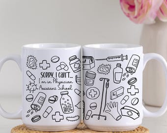 Physician assistant student gift, future PA gifts, physician assistant student mug, PA student gifts, future physician assistant gift