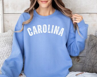 Bluza Carolina, bluza z okrągłym dekoltem Carolina, koszula Carolina, koszula Karolina Północna, koszula Karolina Południowa, bluza stanowa, koszula NC, odzież domowa