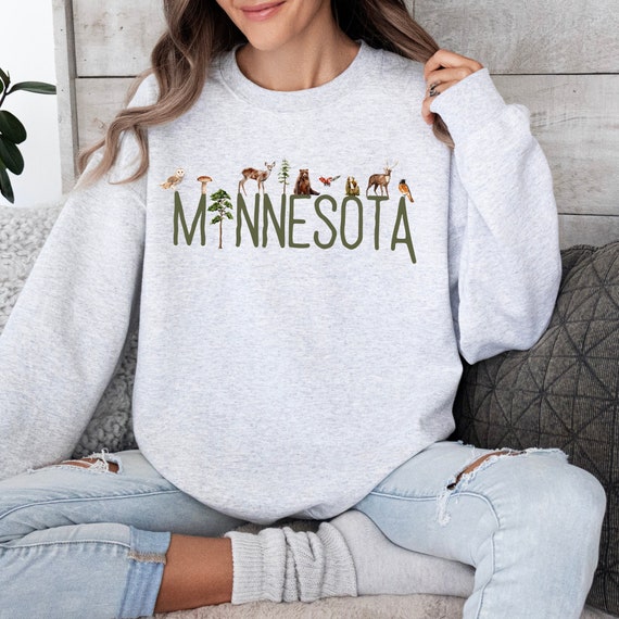 Minnesota sweatshirt, MN, Minnesota, Minnesota shirt, state sweatshirt, north shore, Minnesota gift, moving away gift, Minnesota made gifts