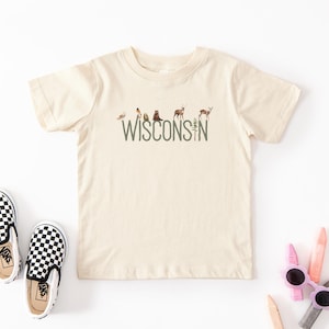 Wisconsin baby shirt, Wisconsin baby clothes, Wisconsin toddler shirt, Wisconsin baby gift, Wisconsin baby shower gift, Wisconsin gifts