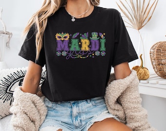 Mardi Gras shirt, Mardi Gras t-shirt, Mardi Gras shirt for women, Mardi Gras gifts, Mardi Gras tshirt, Louisiana shirt, New Orleans shirt