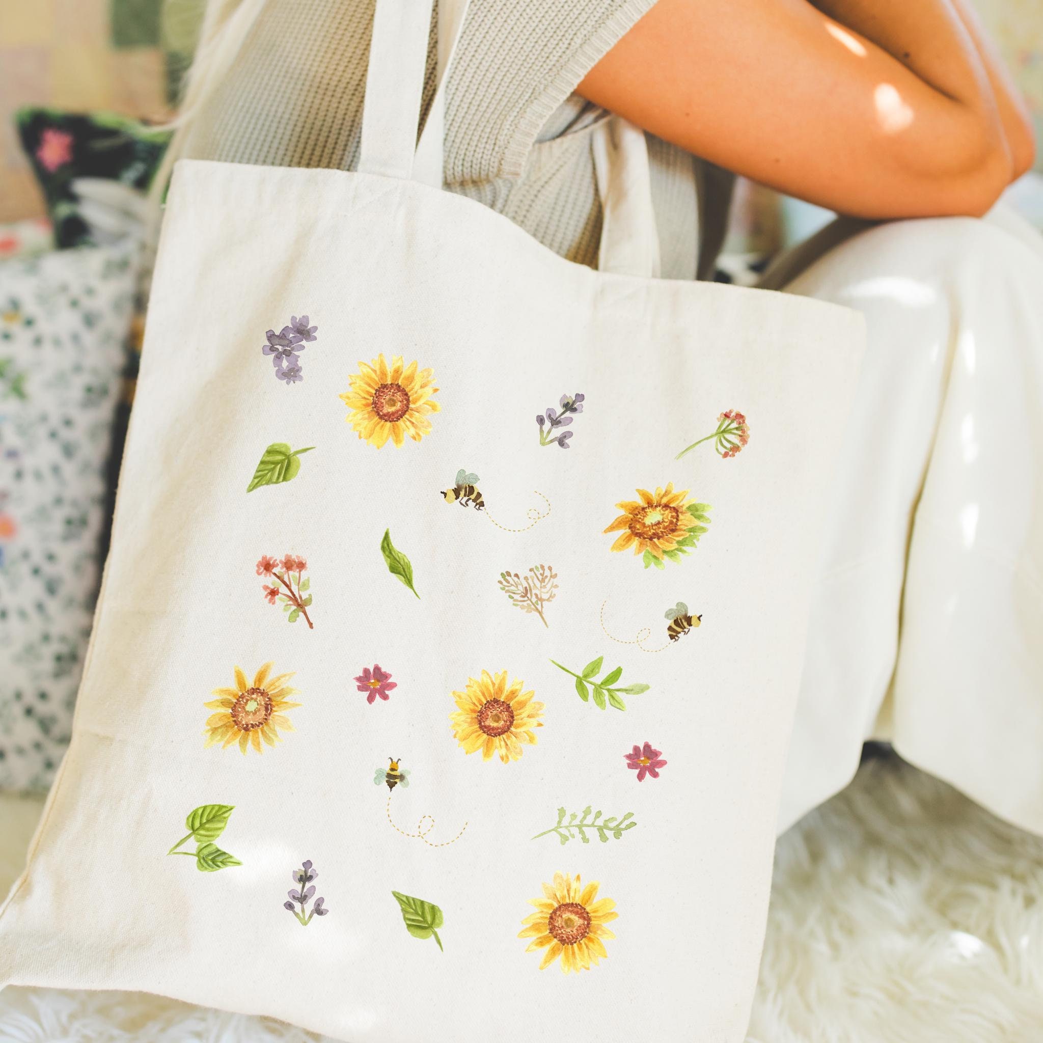 Sunflower And Bee Quilted Tote Bag GFTOXM208 main image 1