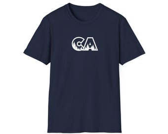 CA Evergreen California T-shirt - Unisex Softstyle Tee. Represent California the Golden State, in style. (Multiple Color Options)