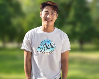 Freshly Made Aloha T-shirt - Unisex Softstyle Tee - Beach Edition. Rep Hawaii with this comfy and stylish apparel. (Multiple Color Options)