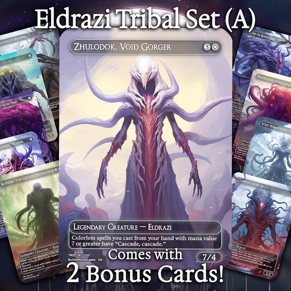 Eldrazi Tribal Set (A) - Custom MTG Cards, Premium MTG Cards, Proxy Cards, Commander Proxy, Magic Cards