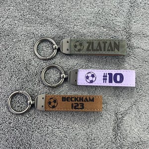 Soccer Team Keychain Custom Soccer Keychain Personalized Soccer Keychain Top Seller Soccer Accessory Gift Soccer League Competition Keytag