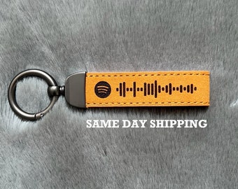 Custom Song Barcode Keychain: Personalized Music Gift